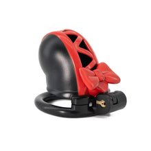 Charger l'image dans la galerie, 3D Black Bow Chastity Cage-topchastity