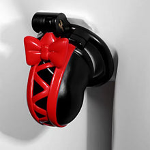 Charger l'image dans la galerie, 3D Black Bow Chastity Cage-topchastity