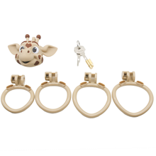 Charger l'image dans la galerie, 3D Giraffe Head Chastity Cage