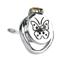 Charger l'image dans la galerie, Butterfly Inverted Sissy Cage - Metalchastity