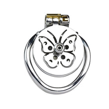 Charger l'image dans la galerie, Butterfly Inverted Sissy Cage - Metalchastity