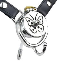 Charger l'image dans la galerie, Butterfly Inverted Sissy Cage - Metalchastity