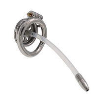 Charger l'image dans la galerie, Flat Cage With Tube - Metalchastity