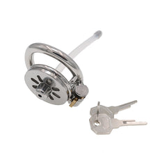 Charger l'image dans la galerie, Flat Cage With Tube - Metalchastity