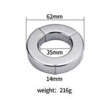 Load image into Gallery viewer, Stainless Steel Glans Penis Ring Masturbation - Metalchastity