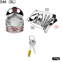 Load image into Gallery viewer, Steel Chastity Cage -