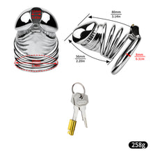 Load image into Gallery viewer, Steel Chastity Cage - 9
