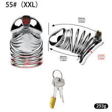 Load image into Gallery viewer, Steel Chastity Cage - 11