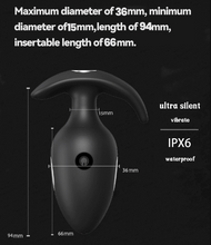 Load image into Gallery viewer, PearFlower Remote Anal Plug - Metalchastity