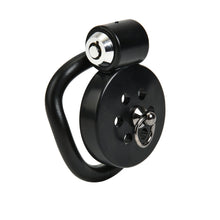 Charger l'image dans la galerie, BDSM Flat Bondage Chastity Cage With Leash - Metalchastity