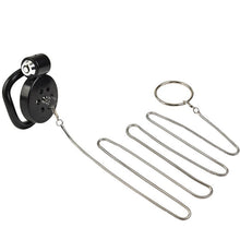 Charger l'image dans la galerie, BDSM Flat Bondage Chastity Cage With Leash - Metalchastity