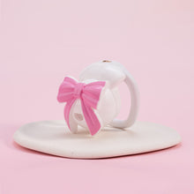 Load image into Gallery viewer, Bowknot Lid Chastity Cage Invisible