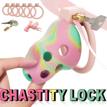 Charger l'image dans la galerie, Breathable Soft Rubber Chastity Cage 9