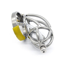 Lade das Bild in den Galerie-Viewer, Chastity Cage With Urethral Tube