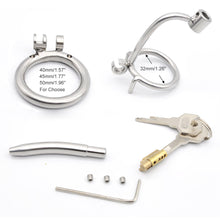 Load image into Gallery viewer, Chastity Device With Urethral Tube