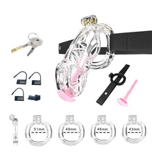 Lade das Bild in den Galerie-Viewer, Cobra Chastity Set With Belt