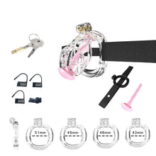 Lade das Bild in den Galerie-Viewer, Cobra Chastity Set With Belt