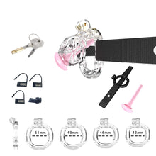 Lade das Bild in den Galerie-Viewer, Cobra Chastity Set With Belt