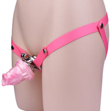 Charger l'image dans la galerie, Cock Block Device With Monster Dildo - Metalchastity