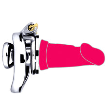 Lade das Bild in den Galerie-Viewer, Cock In Chastity With Dildo