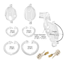 Lade das Bild in den Galerie-Viewer, Detachable Flip Chastity Cage