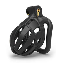 Lade das Bild in den Galerie-Viewer, Detained Black Restrictive Chastity Cage
