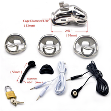 Lade das Bild in den Galerie-Viewer, Elektrischer Keuschheitskäfig aus Metall