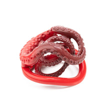 Lade das Bild in den Galerie-Viewer, Entwined Octopus Chastity Cage product photo - chastity cage by MetalChastity
