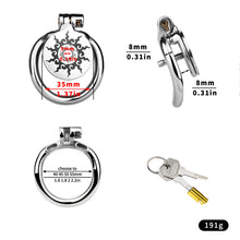 Lade das Bild in den Galerie-Viewer, Flat Lotus Chastity Cage -6