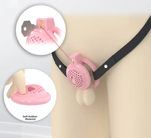 Lade das Bild in den Galerie-Viewer, Flat Soft Chastity Cage with 6 Rings - 8