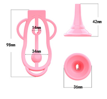 Load image into Gallery viewer, Fufu Clip Chastity Cage With Pee Guard