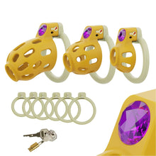 Lade das Bild in den Galerie-Viewer, Gem-Inlaid Chastity Cage