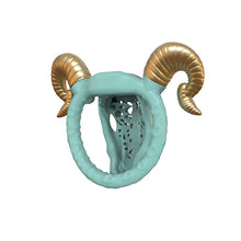 Load image into Gallery viewer, Goat Chastity Cage with Detachable Horns