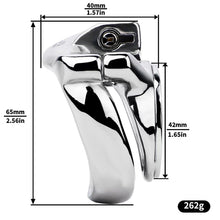 Lade das Bild in den Galerie-Viewer, Heavy Duty Flat Chastity Cage -7