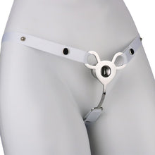 Lade das Bild in den Galerie-Viewer, Invisible Inverted Urethral Cage With Belt -white