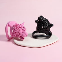 Lade das Bild in den Galerie-Viewer, Leopard Head Chastity Cage