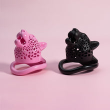 Lade das Bild in den Galerie-Viewer, Leopard Head Chastity Cage