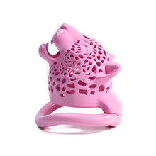 Lade das Bild in den Galerie-Viewer, Leopard Head Chastity Cage