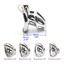 Charger l'image dans la galerie, Locked Rooster Chastity - Metalchastity