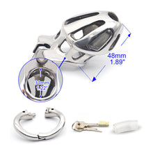 Charger l'image dans la galerie, Locked Rooster Chastity - Metalchastity