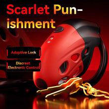 Lade das Bild in den Galerie-Viewer, Lockink Telescopic Shock Chastity Cage