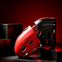 Lade das Bild in den Galerie-Viewer, Lockink Telescopic Shock Chastity Cage