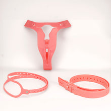 Lade das Bild in den Galerie-Viewer, Male Pink Cross-Dressing Chastity Belt