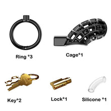 Lade das Bild in den Galerie-Viewer, Mesh Hollow ABS Chastity Cage 7