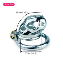 Charger l'image dans la galerie, Metal Cobra Chastity Cage - Metalchastity