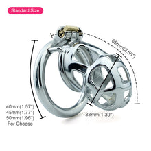 Charger l'image dans la galerie, Metal Cobra Chastity Cage - Metalchastity