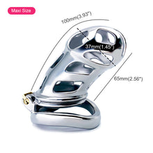 Charger l'image dans la galerie, Metal Cobra Chastity Cage - Metalchastity