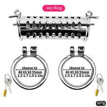 Load image into Gallery viewer, Metal Double Ended Chastity Cage