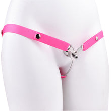 Lade das Bild in den Galerie-Viewer, Metal Feminizer Flying-V With Three-Way Auxiliary Belt - Metalchastity