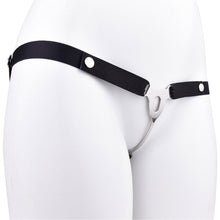 Lade das Bild in den Galerie-Viewer, Metal Feminizer Flying-V With Three-Way Auxiliary Belt - Metalchastity